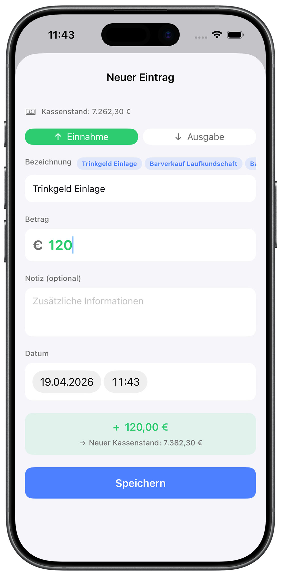 Statistiken Mockup