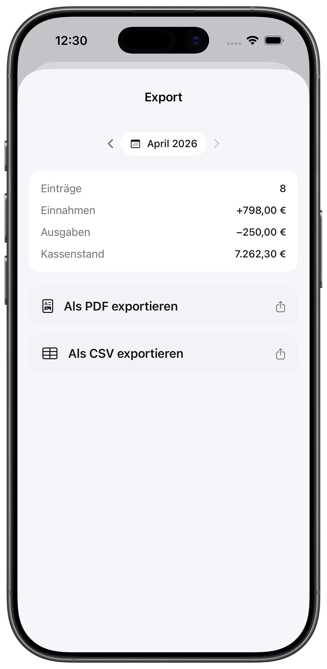 Export Mockup